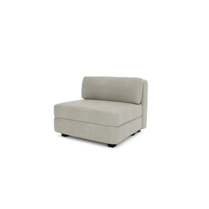 Divano Modulare GRACIA - Modulo Singolo Grande Beige Grigio