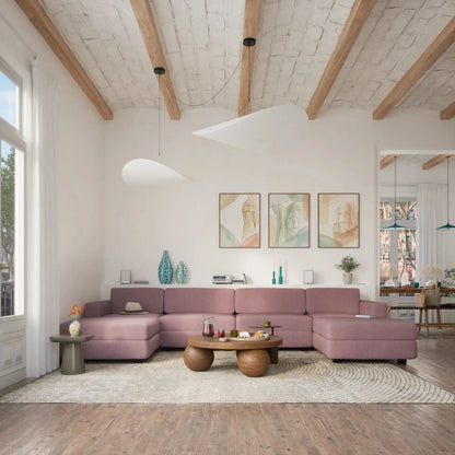 Modulares Sofa GRACIA - Großes Einzelmodul Antikrosa