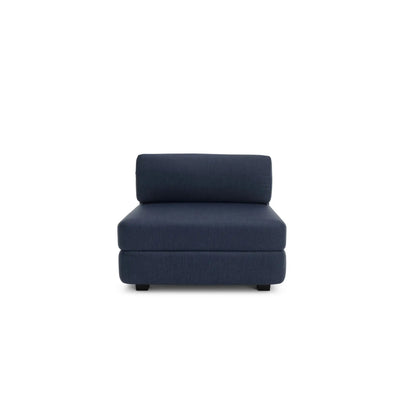 Divano Modulare GRACIA - Modulo Singolo Grande - Blu Scuro