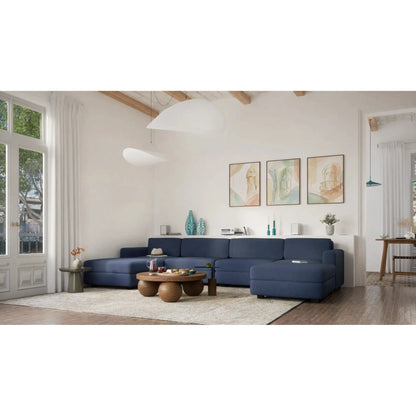 Divano Modulare GRACIA - Modulo Singolo Grande - Blu Scuro