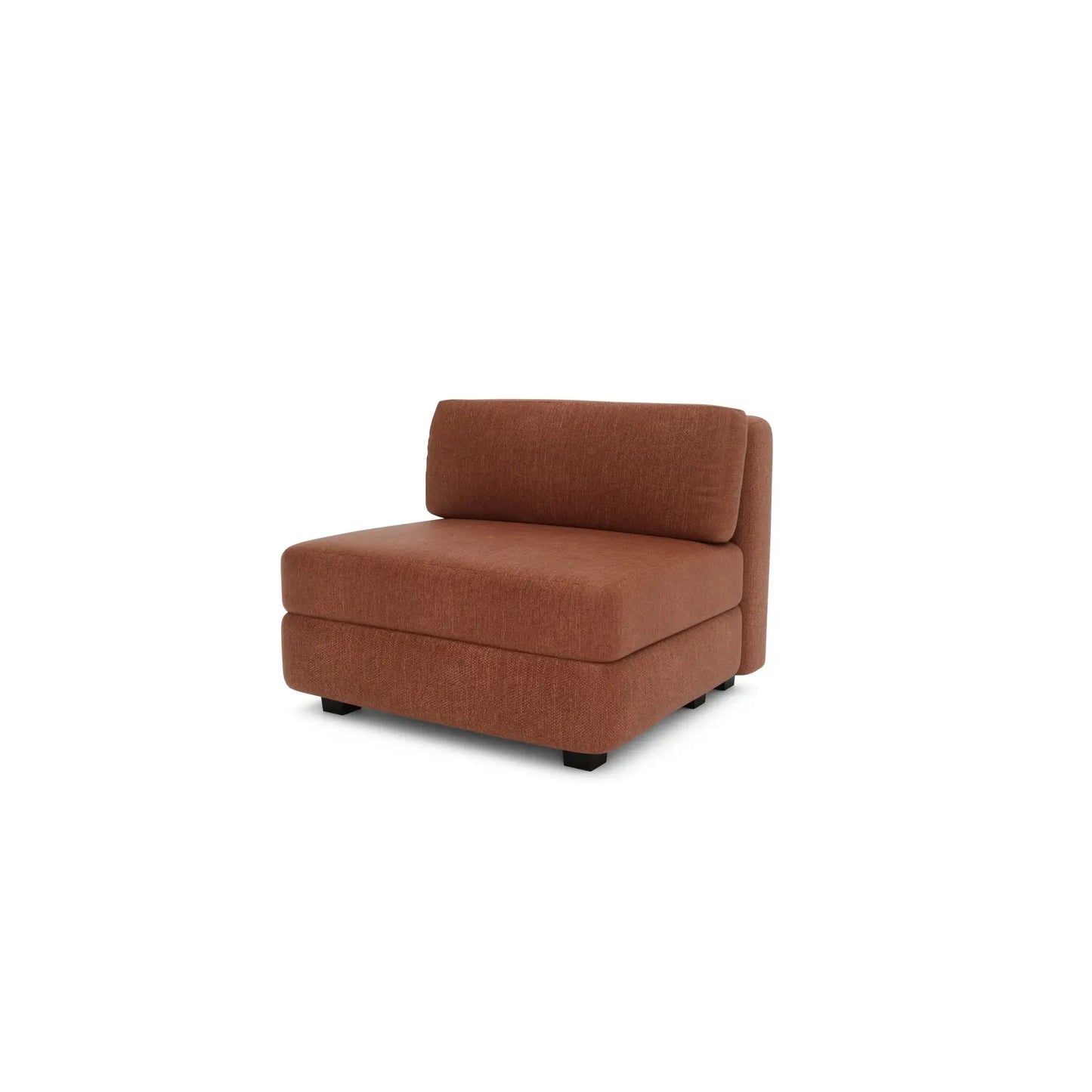 Modulares Sofa GRACIA - Einzelnes großes Modul Terrakotta