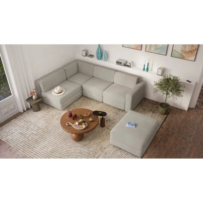 Modulares Sofa GRACIA - Einzelmodul - Beige Grau