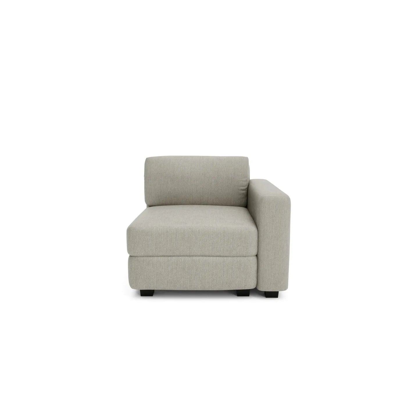 Modulares Sofa GRACIA - Endmodul Beige Grau