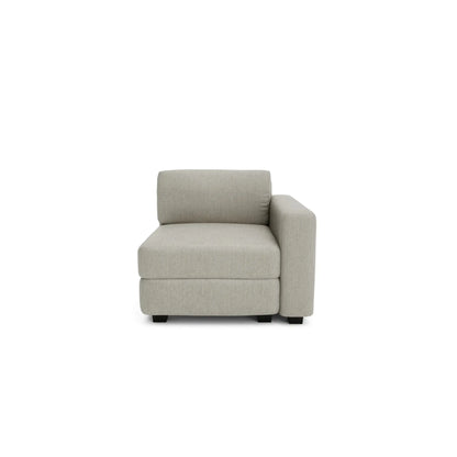 Modulares Sofa GRACIA - Endmodul Beige Grau