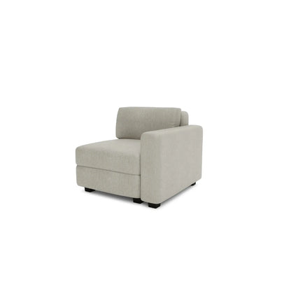 Modulares Sofa GRACIA - Endmodul Beige Grau