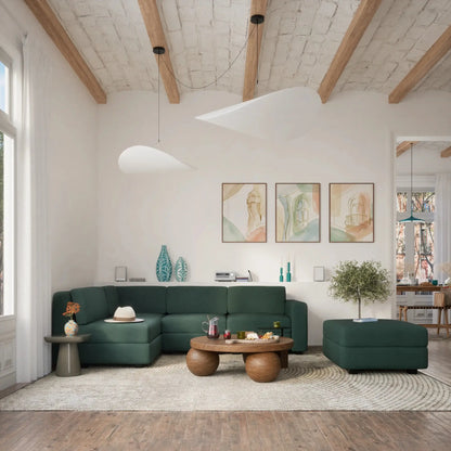 Divano Modulare GRACIA - Modulo Terminale Verde