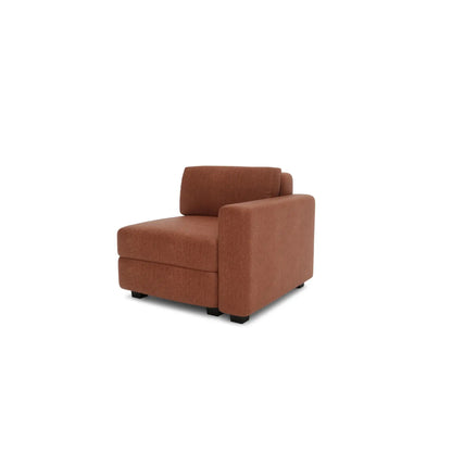 Divano Modulare GRACIA - Modulo Terminale Terracotta