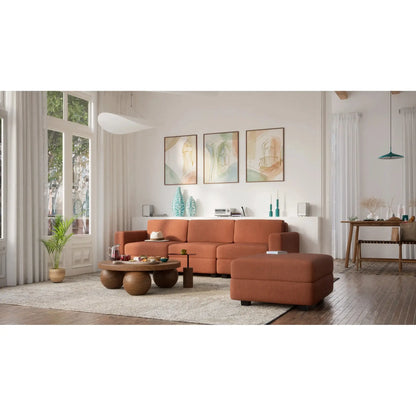 Divano Modulare GRACIA - Modulo Terminale Terracotta