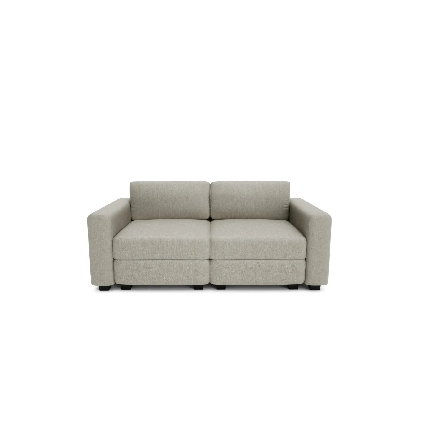 Divano Modulare 2 Posti GRACIA - Beige Grigio