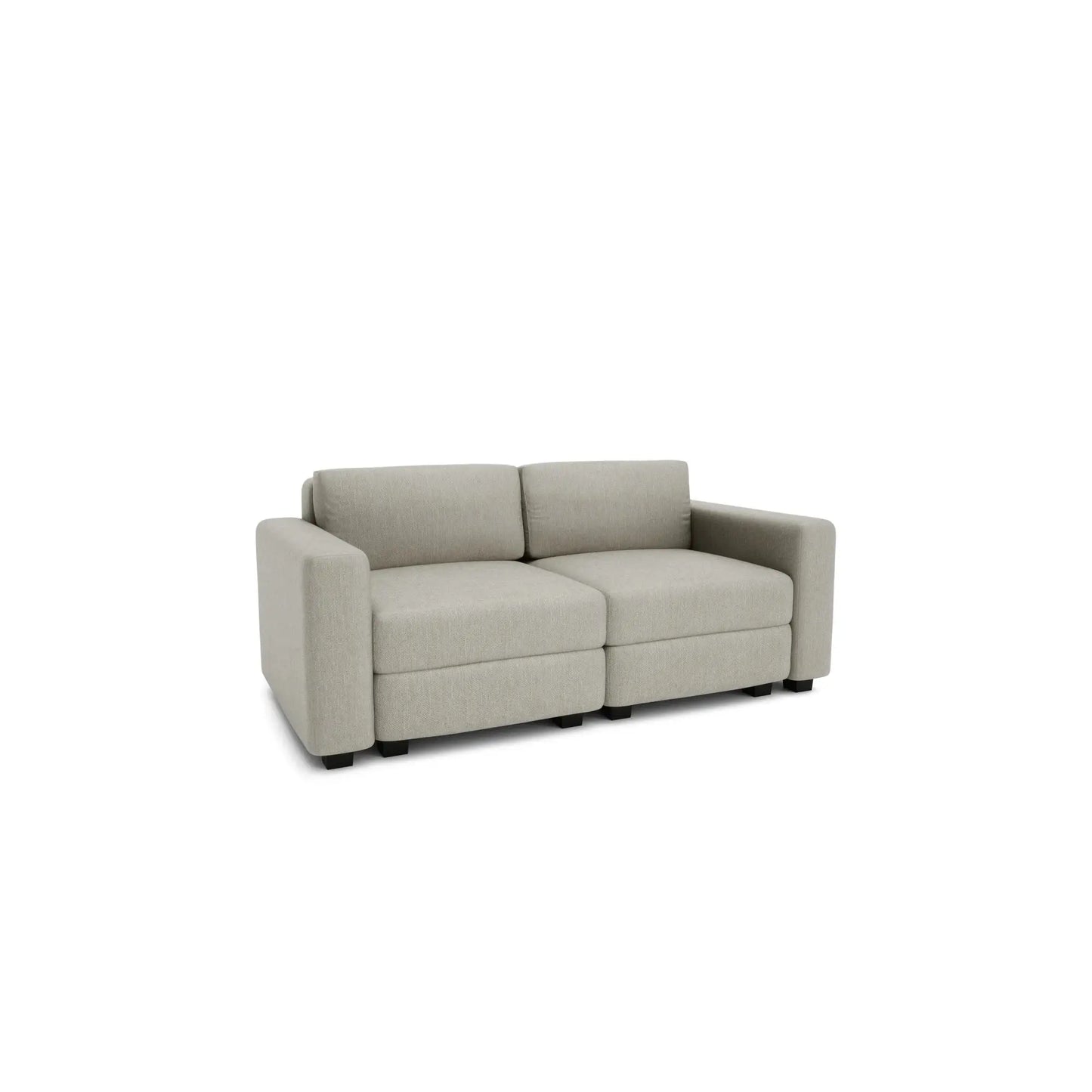 Divano Modulare 2 Posti GRACIA - Beige Grigio
