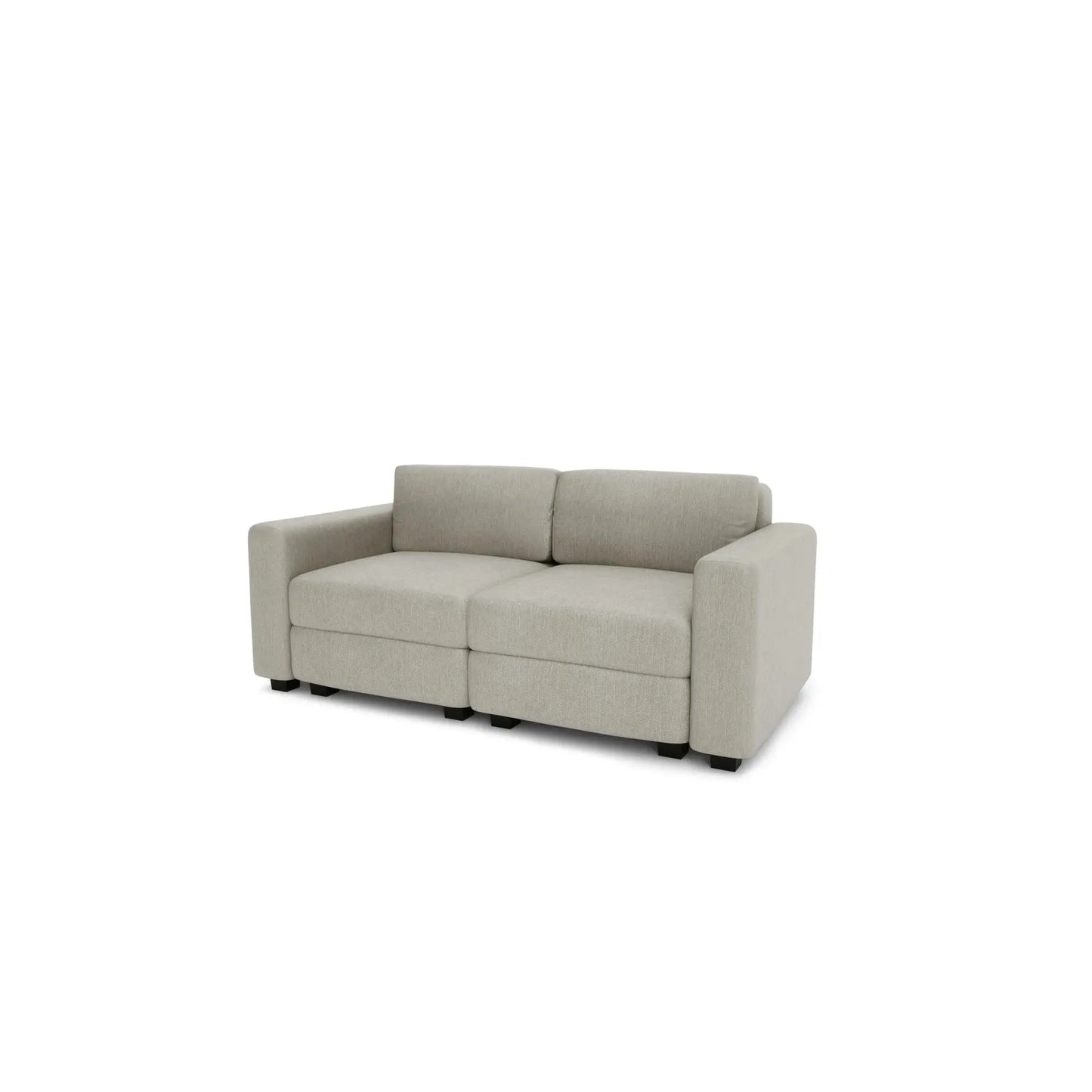 Divano Modulare 2 Posti GRACIA - Beige Grigio