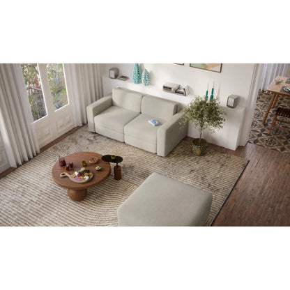 Divano Modulare 2 Posti GRACIA - Beige Grigio