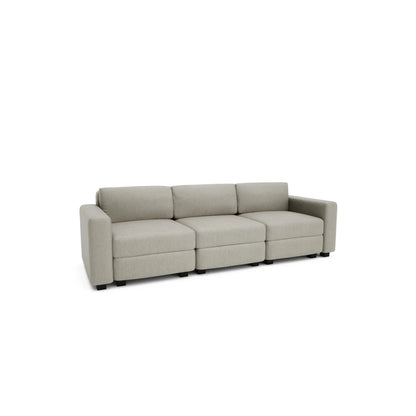 Divano Modulare 3 Posti GRACIA - Beige Grigio