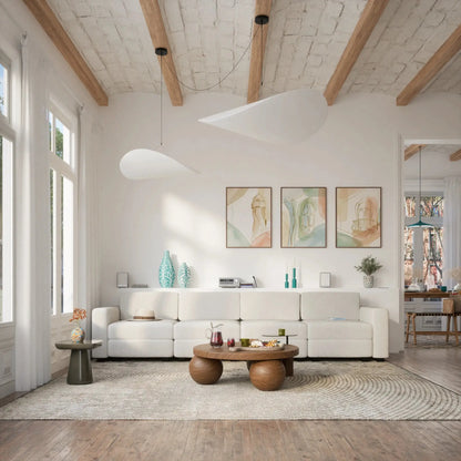 Divano Modulare 4 Posti GRACIA - Crema Beige
