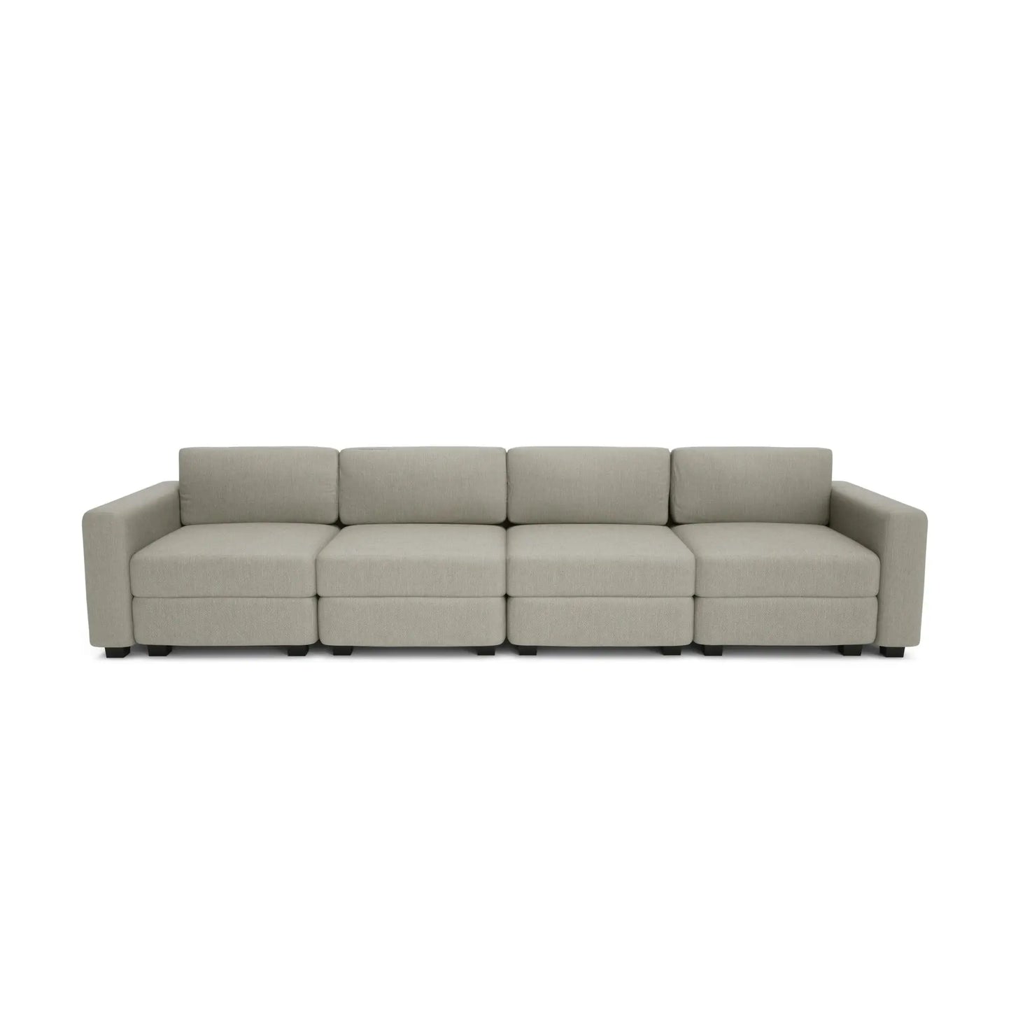 Divano Modulare 4 Posti GRACIA - Beige Grigio