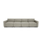 Divano Modulare 4 Posti GRACIA - Beige Grigio