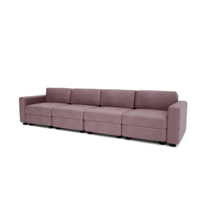 Modulares 4-Sitzer-Sofa GRACIA - Puderrosa