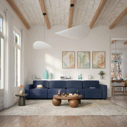 Modulares 4-Sitzer-Sofa GRACIA - Dunkelblau