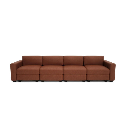 GRACIA Modular 4-Seater Sofa - Terracotta
