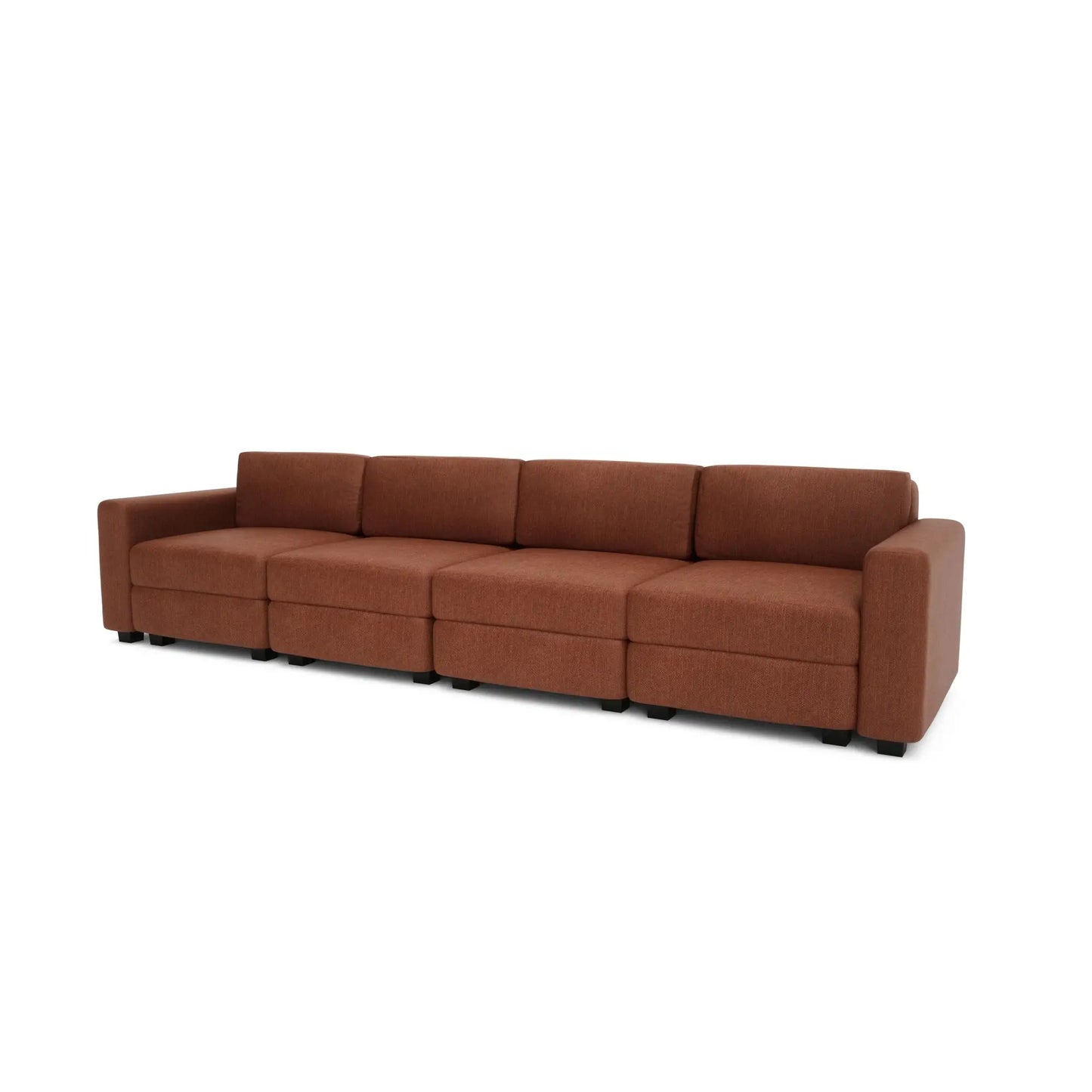 Divano Modulare 4 Posti GRACIA - Terracotta