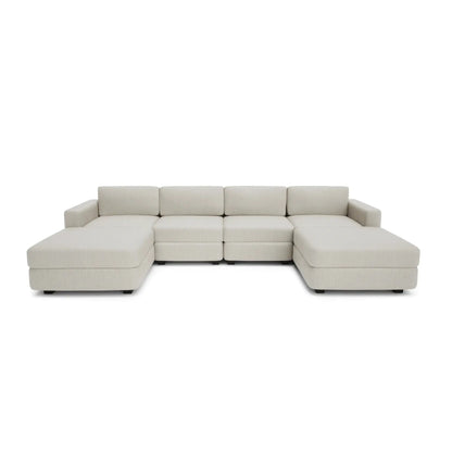 Modulares Sofa GRACIA U-Form 180x320x180 Cremefarben