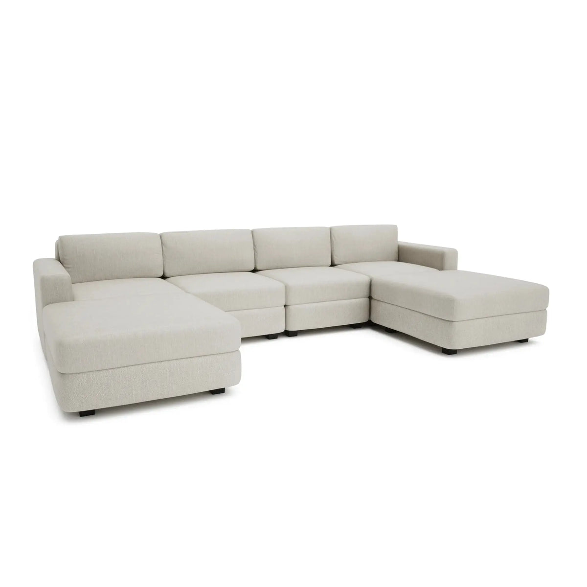 Modulares Sofa GRACIA U-Form 180x320x180 Cremefarben