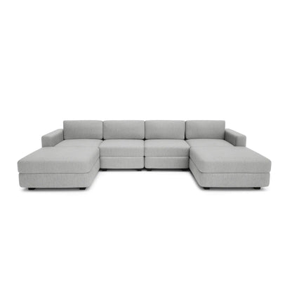 Divano Modulare GRACIA - Forma U 180x320x180 cm - Grigio