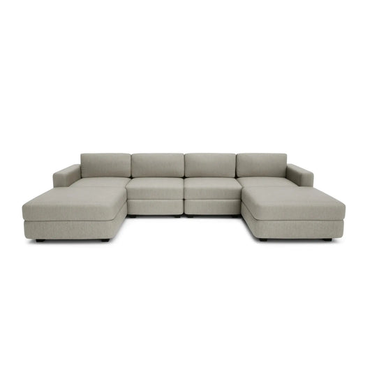 Modular Sofa GRACIA U-shape 180x320x180 Beige Grey