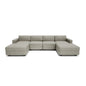 Modular Sofa GRACIA U-shape 180x320x180 Beige Grey