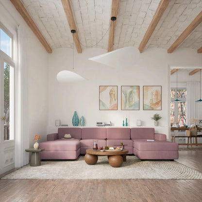 Modulares Sofa GRACIA - U-Form 180x320x180 cm - Altrosa