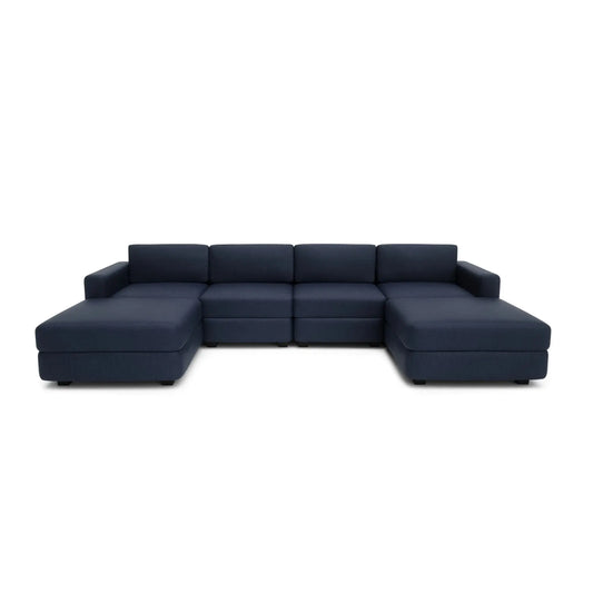GRACIA Modular Sofa - U-shaped 180x320x180 cm - Dark Blue