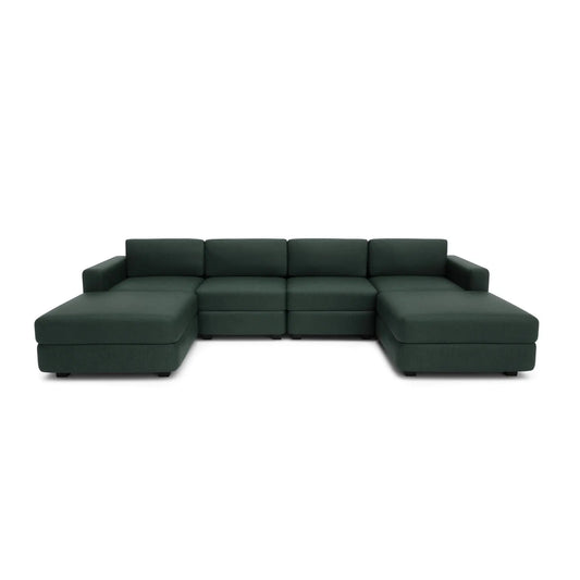 GRACIA Modular Sofa - U-shaped 180x320x180 cm - Green