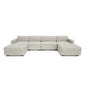 GRACIA Modular Sofa - Cream Beige U-Shape Configuration