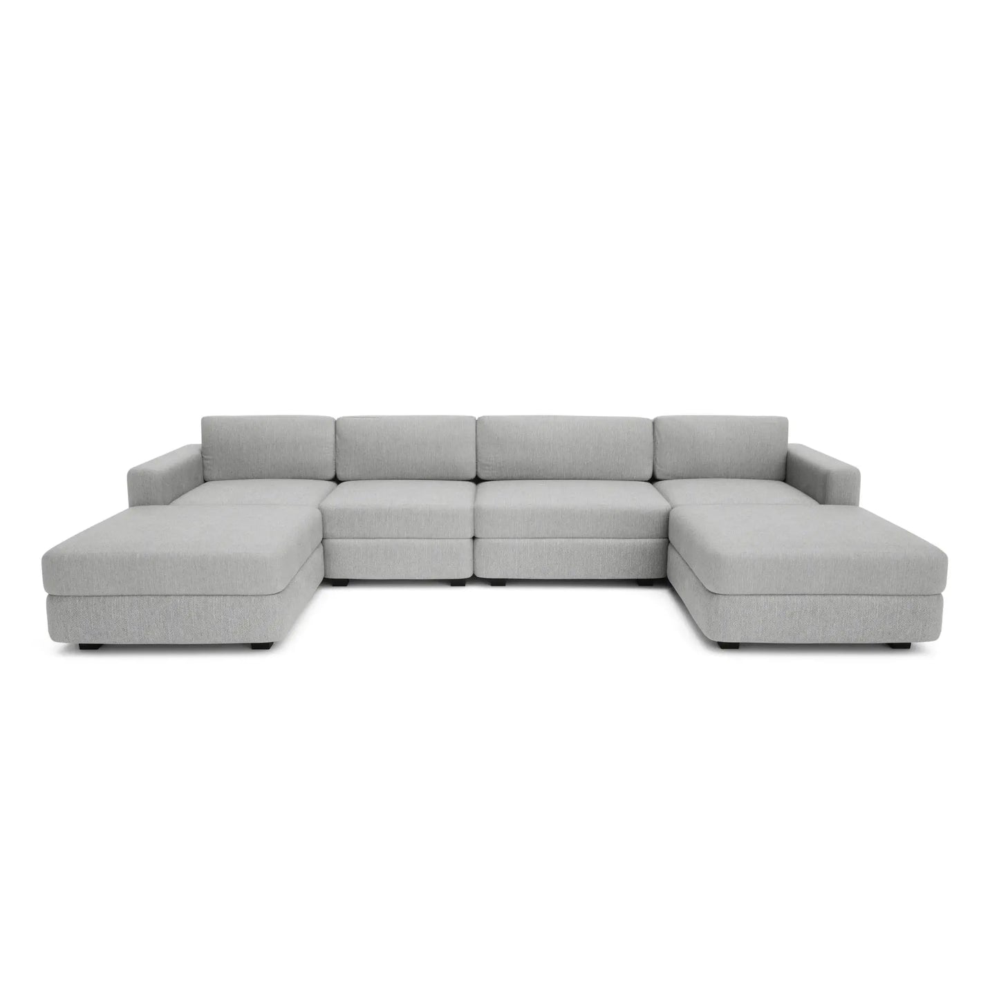 Modulares Sofa GRACIA - U-Konfiguration 180x340x180 cm Grau