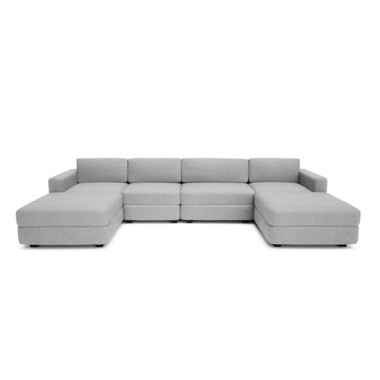 GRACIA Modular Sofa - U Configuration 180x340x180 cm Grey