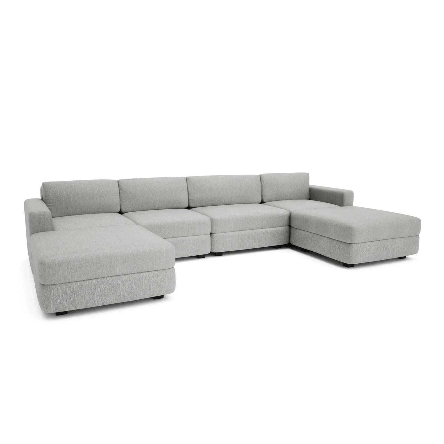 Modulares Sofa GRACIA - U-Konfiguration 180x340x180 cm Grau