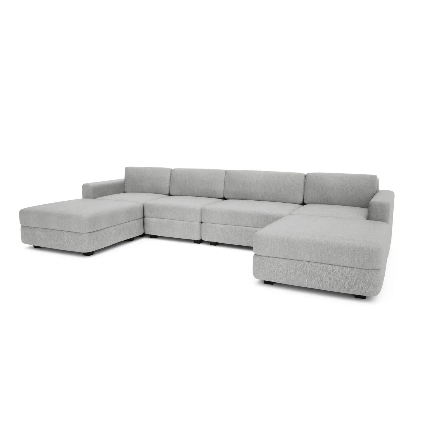 Modulares Sofa GRACIA - U-Konfiguration 180x340x180 cm Grau