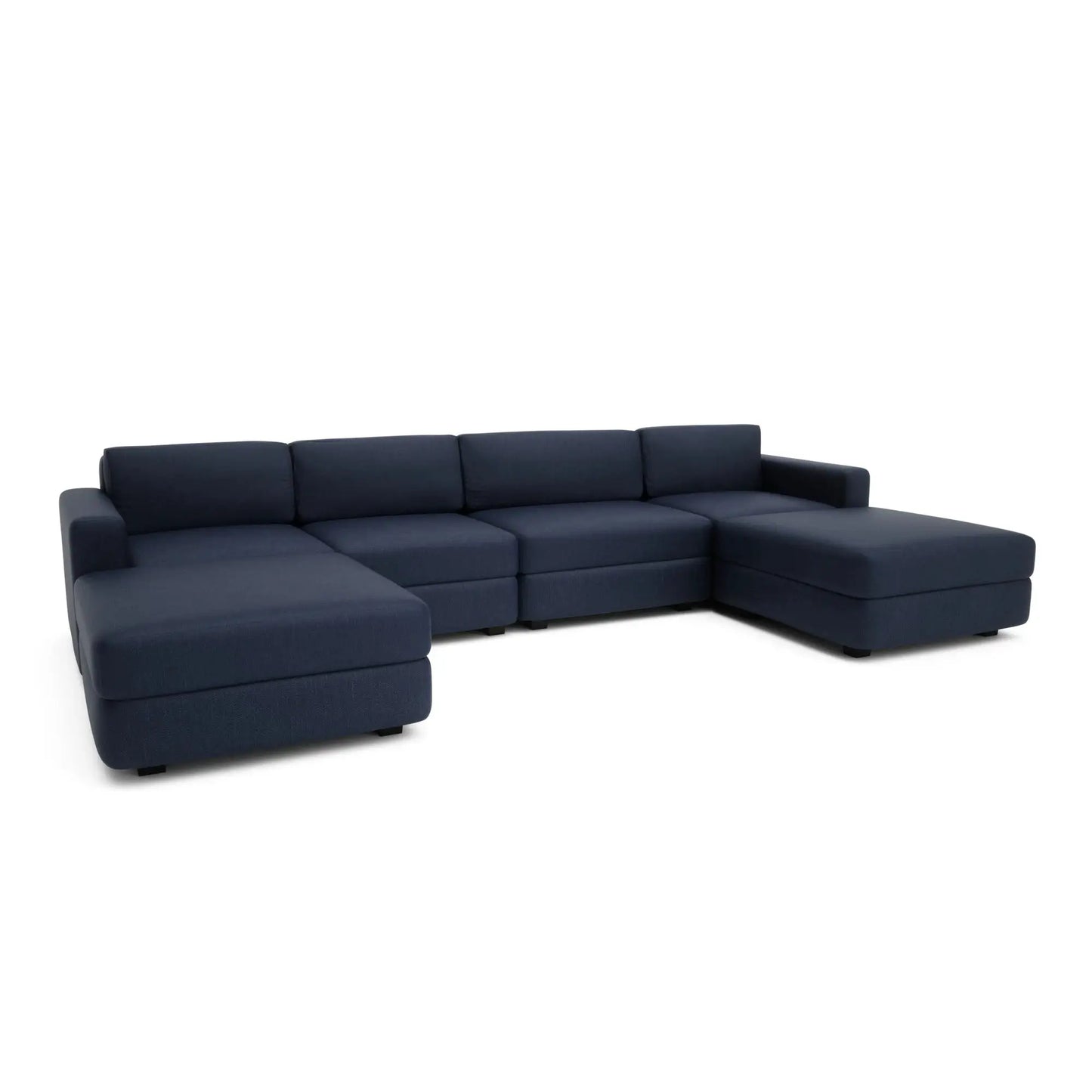 Divano Modulare GRACIA - Configurazione U 180x340x180 cm Blu