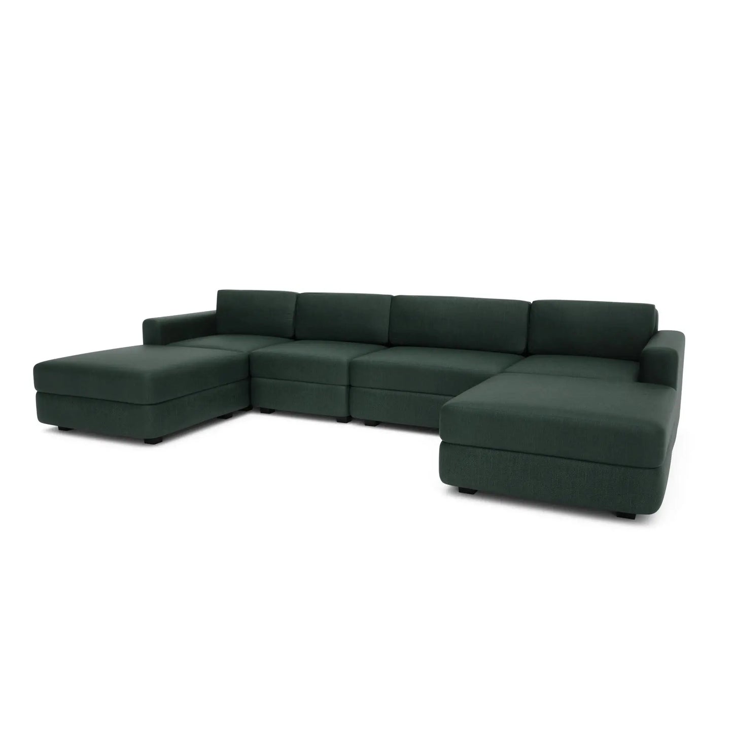 Modulares Sofa GRACIA - U-förmige Konfiguration Grün