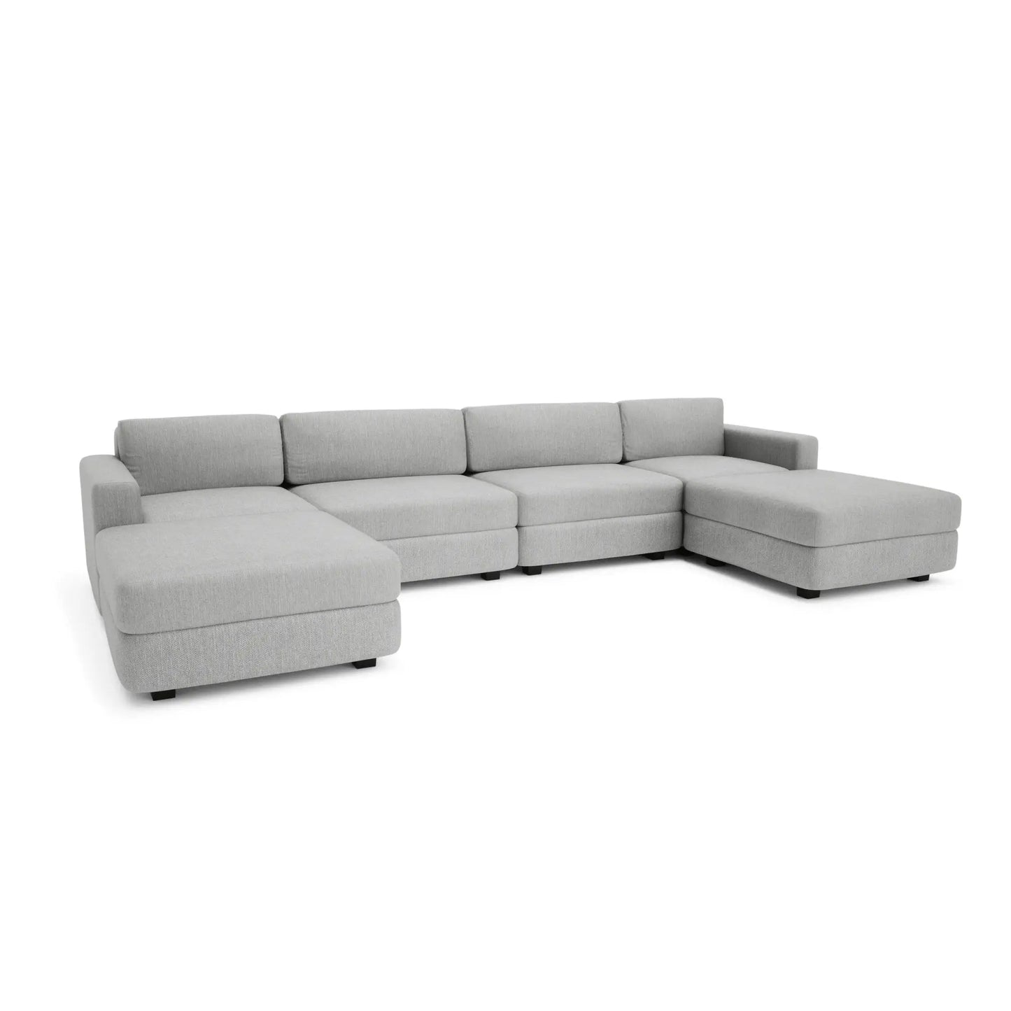 Modulares Sofa GRACIA U-Form 180x360x180 cm - Grau
