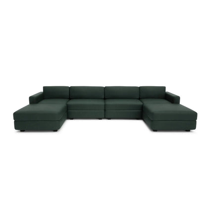 Divano Modulare GRACIA U-shape 180x360x180 cm - Verde