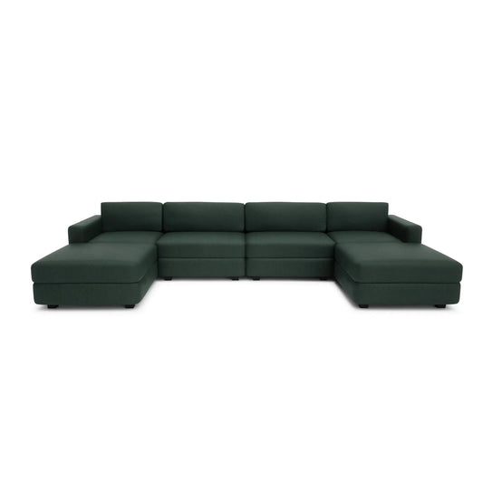 Modular Sofa GRACIA U-shape 180x360x180 cm - Green