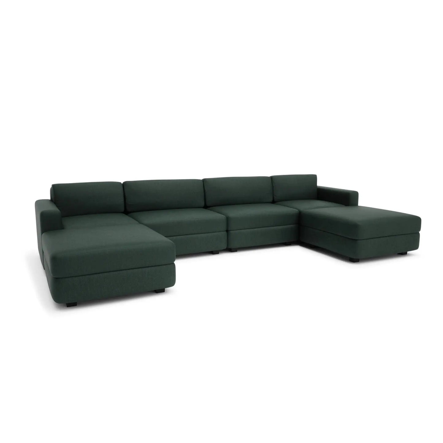Divano Modulare GRACIA U-shape 180x360x180 cm - Verde