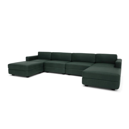 Divano Modulare GRACIA U-shape 180x360x180 cm - Verde