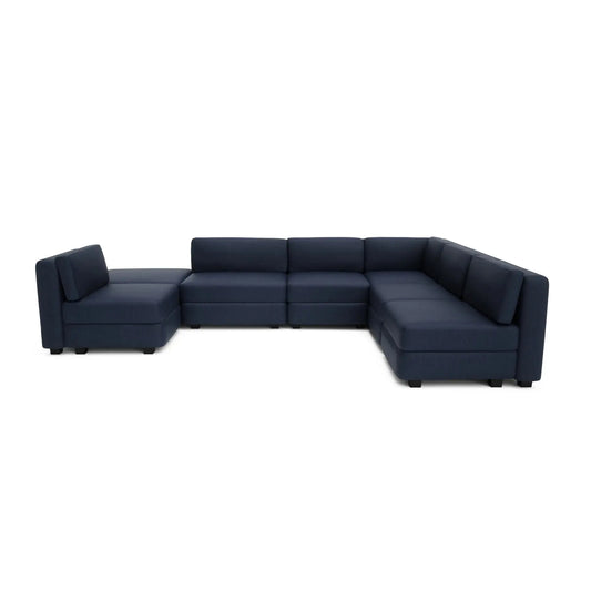 GRACIA U-Shape Modular Sofa 160x340x230 cm Dark Blue
