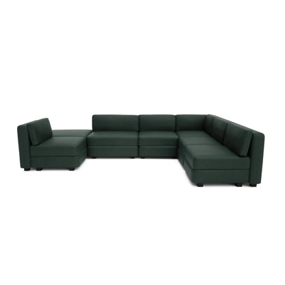 Divano Modulare GRACIA U-Shape 160x340x230 cm Verde