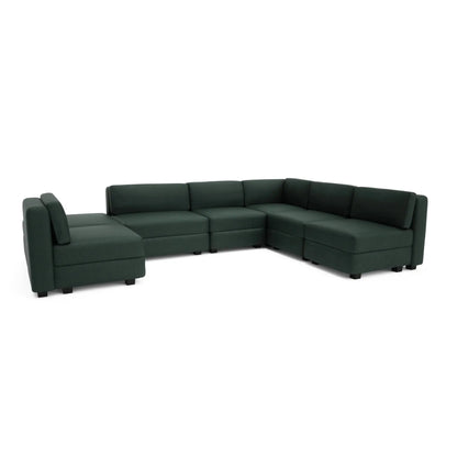 Divano Modulare GRACIA U-Shape 160x340x230 cm Verde