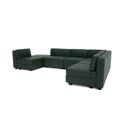 Divano Modulare GRACIA U-Shape 160x340x230 cm Verde