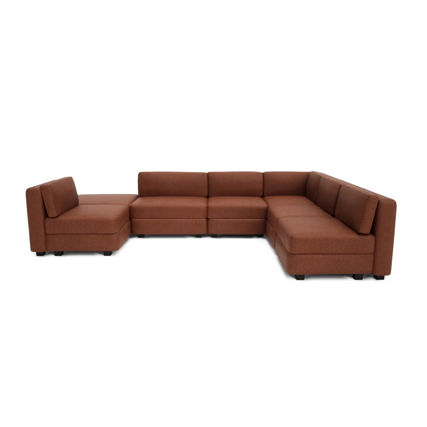 Divano Modulare GRACIA U-Shape 160x340x230 cm Terracotta