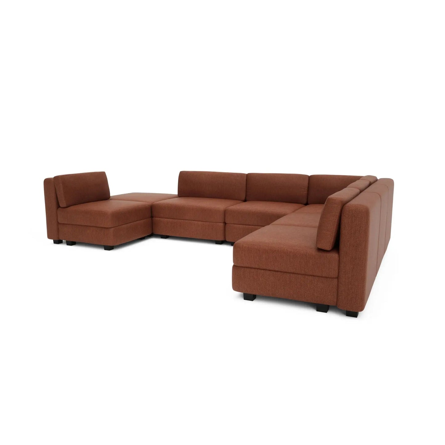 Divano Modulare GRACIA U-Shape 160x340x230 cm Terracotta